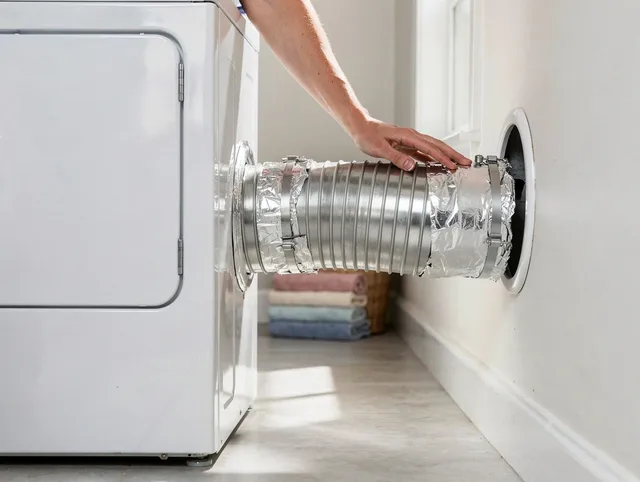 Professional dryer vent hose installation by View Park-Windsor Hills Dryer Vent Cleaning in View Park-Windsor Hills
